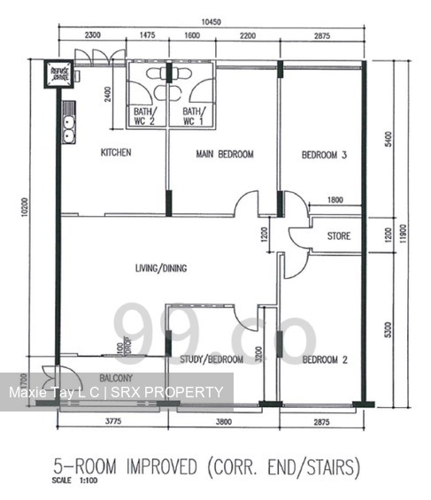 Blk 165 Simei Road (Tampines), HDB 5 Rooms #578700161